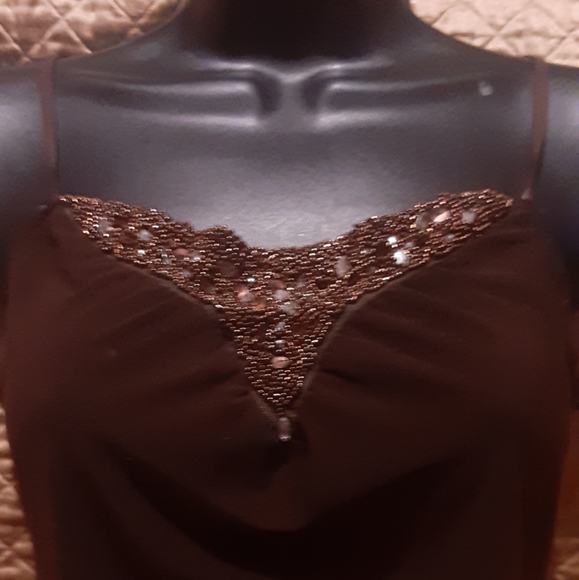 Super cute classy tank with bling - Picture 4 of 5